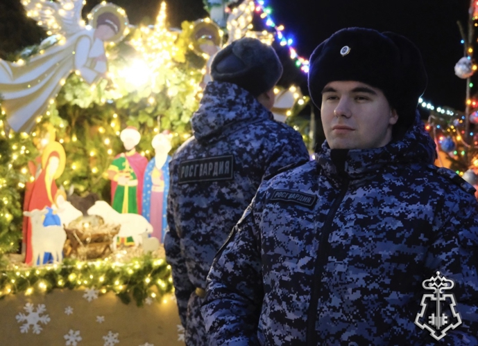 В РОЖДЕСТВЕНСКУЮ НОЧЬ РОСГВАРДИЯ ОБЕСПЕЧИЛА ПРАВОПОРЯДОК И БЕЗОПАСЕОСТЬ НА ТЕРРИТОРИИ РЕСПУБЛИКИ АЛТАЙ