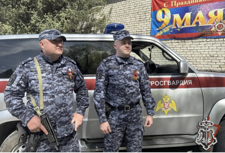 РОСГВАРДЕЙЦЫ ПРИСОЕДИНИЛИСЬ К ВСЕРОССИЙСКОЙ АКЦИИ "ГЕОРГИЕВСКАЯ ЛЕНТОЧКА"