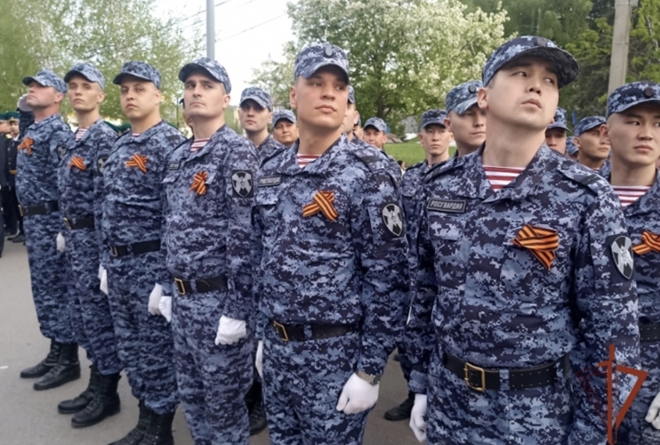 ЛИЧНЫЙ СОСТАВ РОСГВАРДИИ ПРИМЕТ УЧАСТИЕ В ПАРАДЕ В ДЕНЬ ПОБЕДЫ В ГОРНО-АЛТАЙСКЕ
