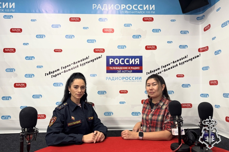 СОТРУДНИК РОСГВАРДИИ ВЫСТУПИЛА В ЭФИРЕ  РЕСПУБЛИКАНСКОГО  РАДИО В ПРЕДВЕРИИ 74-Й ГОДОВЩИНЫ СО ДНЯ ОБРАЗОВАНИЯ СЛУЖБЫ ВНЕВЕДОМСТВЕННОЙ ОХРАНЫ